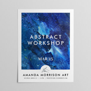 Modern Artist Painter Hand Logo  Poster