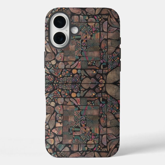 Modern Artistic Apple iPhone 16 Plus Case (Back)