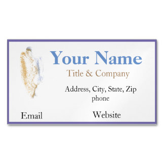 Modern Artistic Business Design Business Card Magnet