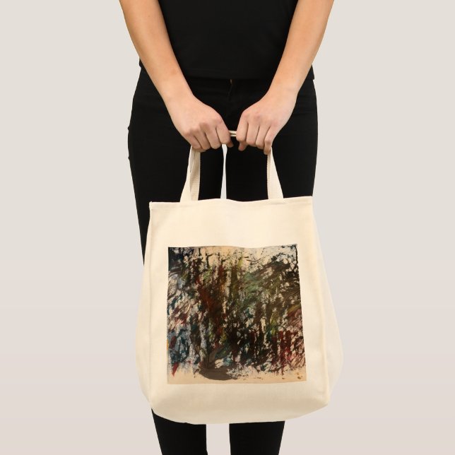 Modern Artistic Reusable Tote Bag (Front (Product))