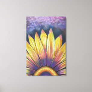Modern Artistic Sunflower Canvas Wall Art