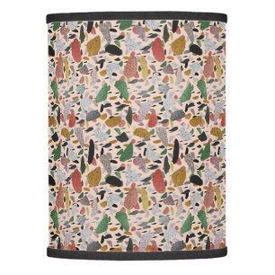Modern Artistic Terrazzo Style Pattern Lamp Shade