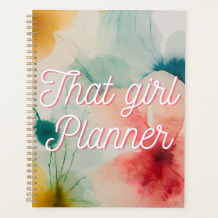 Modern Artistic Watercolor Daily Organizer