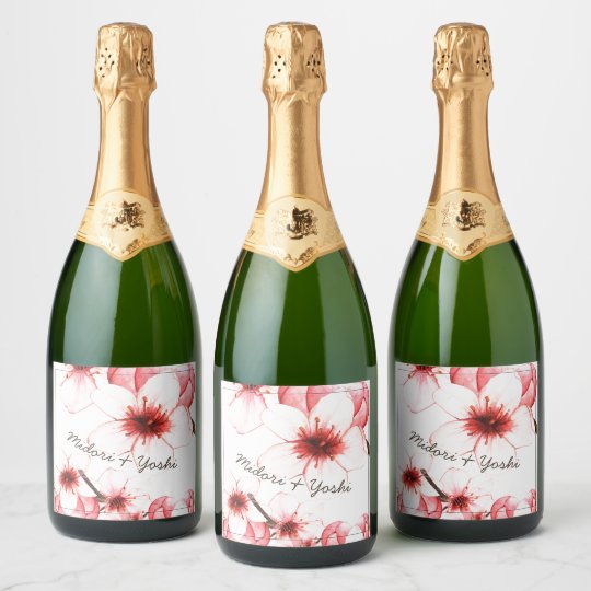 Modern Asian Cherry Blossom Wedding Toast Champagne Label Zazzle Com,How To Cut Corian Countertop Already Installed
