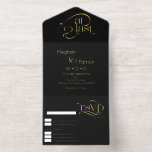 Modern At Last Text  All In One Invitation