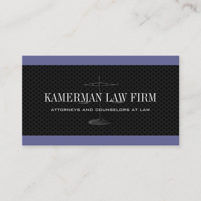 Modern Attorney Business Cards (Front)