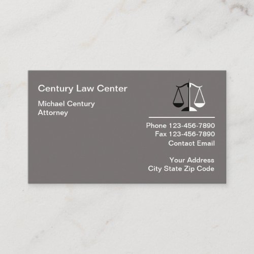 Modern Attorney Logo Business Cards Design