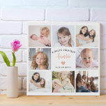 Modern Auntie Custom Photo Collage Pink Heart Faux Canvas Print<br><div class="desc">This 8-photo collage modern faux canva print features the heartfelt message, "World's greatest Auntie" and a beautiful pink heart. Ideal for a birthday or Christmas gift for your auntie, it can be personalized with pictures of your favorite nieces or nephews, transforming it into a cherished keepsake to be treasured for...</div>