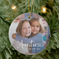 Modern Auntie We Love You Cute Heart 2 Photo