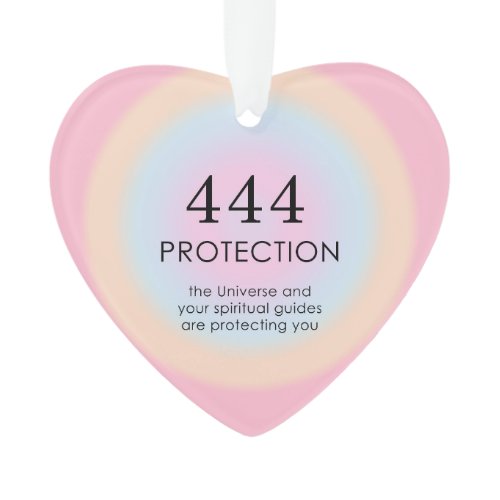 Modern Aura Angel Numbers Numerology 444  Ornament