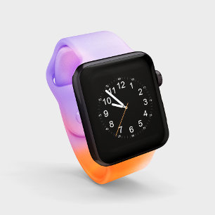 Modern aura colorful gradient Pastel Apple Watch Band