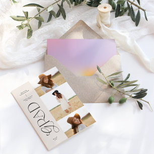 Modern aura pink colourful typography multi photo
