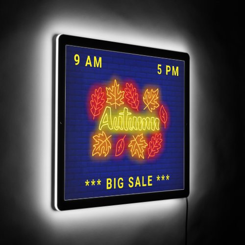 Modern Autumn Big Sale LED Sign