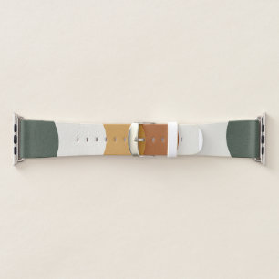 Modern Autumn pastel design Apple watch bands