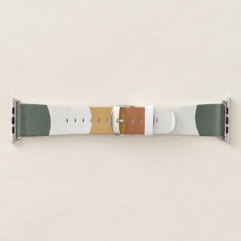 Modern Autumn Pastel Design Apple Watch Bands by TeeshaDerrick at Zazzle