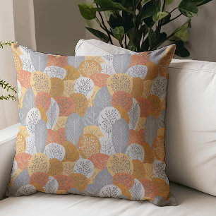 Modern Autumn Throw Pillow