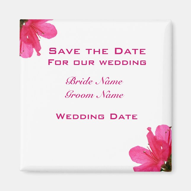 Modern Azalea Magnet (Front)