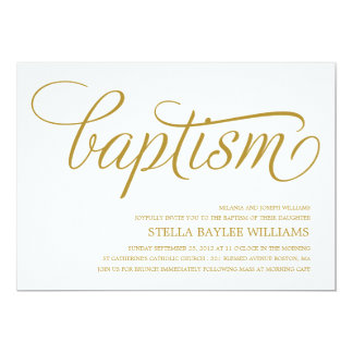 MODERN BABY | BAPTISM INVITATION