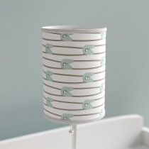 Modern Baby Blue Diaper Pins Nursery Lamp Shade