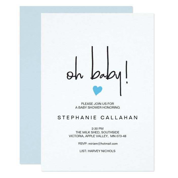 zazzle baby boy shower invitations