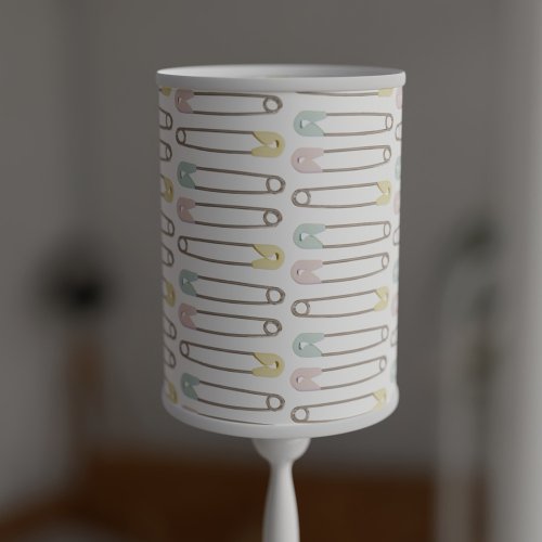 Modern Baby Diaper Pins Nursery Lamp Shade