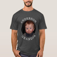 Modern Baby Face Personalized Child Photo Grandpa