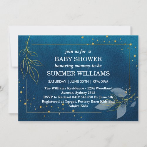 Modern Baby Invitation | hello little one
