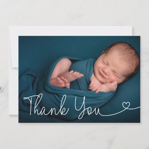 Modern Baby Photo Birth Announcement Script 