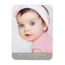 Modern Baby Photo Magnet