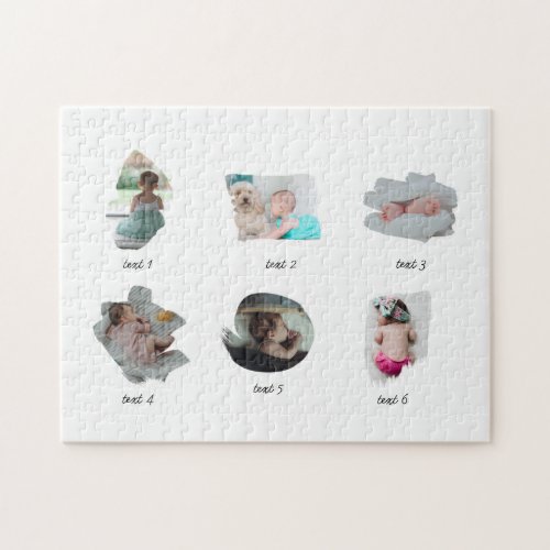 Modern Baby Photos Collage Jigsaw Puzzle