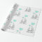 Modern BABY SHOWER Elephant MINT & Grey Gift