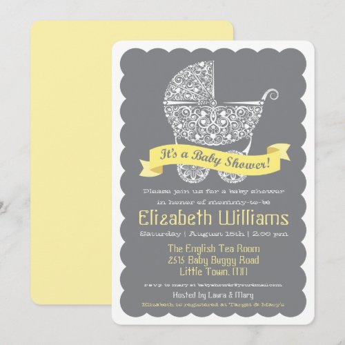 Modern Baby Shower Invitation