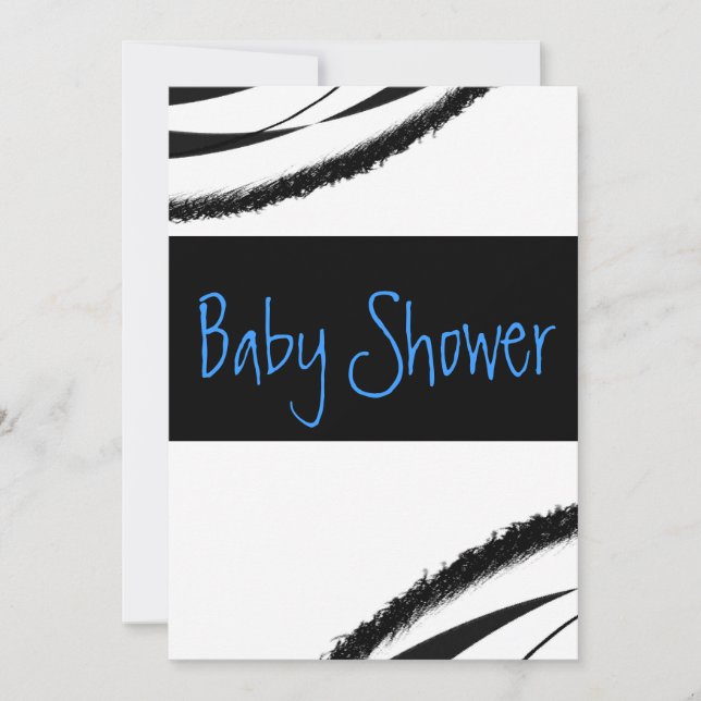 Modern Baby Shower Invitation (Front)