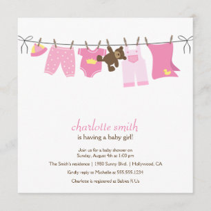 Modern Baby Shower Invitation