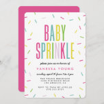 Modern Baby Sprinkle Shower Invitations at Zazzle