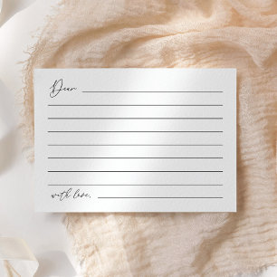 Modern Baby Time Capsule Enclosure Card
