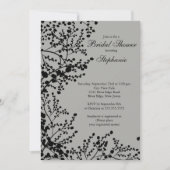 Modern Baby's Breath Floral Bridal Shower Invitation | Zazzle