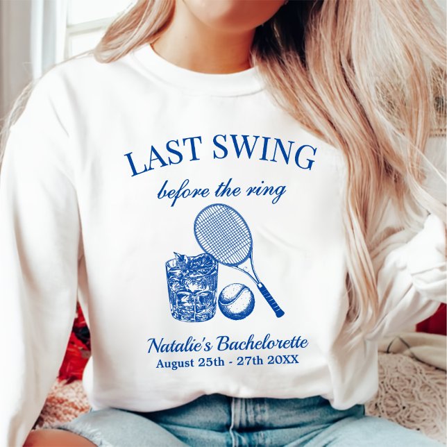 Modern Bach Last Swing Before The Ring Tennis Sweatshirt (Creator Uploaded)