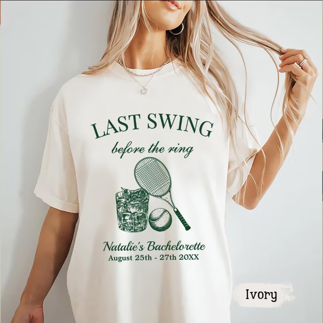 Modern Bach Last Swing Before The Ring Tennis T-Shirt (Creator Uploaded)