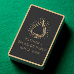 Modern Bachelor Party Groomsmen Wedding Party Gift Poker Cards<br><div class="desc">Modern Bachelor Party Groomsmen Wedding Party Gift Playing Cards</div>