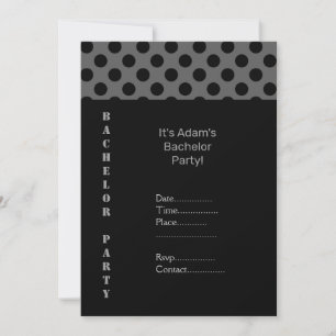 MODERN BACHELOR PARTY INVITATIONS BY I DO DESIGNS