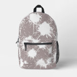Modern Backpack – Ash Grey &amp; White 
