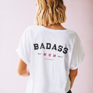 Modern BADASS MOM Single Strong Mom Women T-Shirt