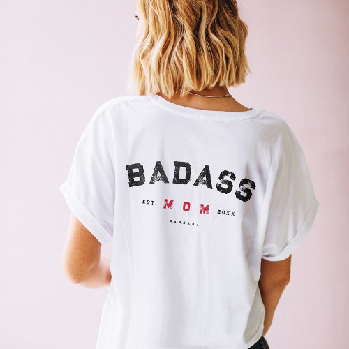 Modern BADASS MOM Single Strong Mom Women T_Shirt