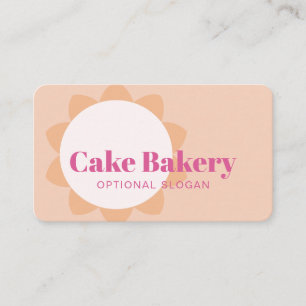 Modern Baker Pastry Chef Bakery Business Card