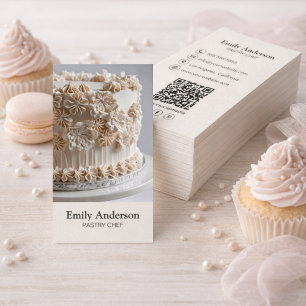Modern Bakery Chef Business Card
