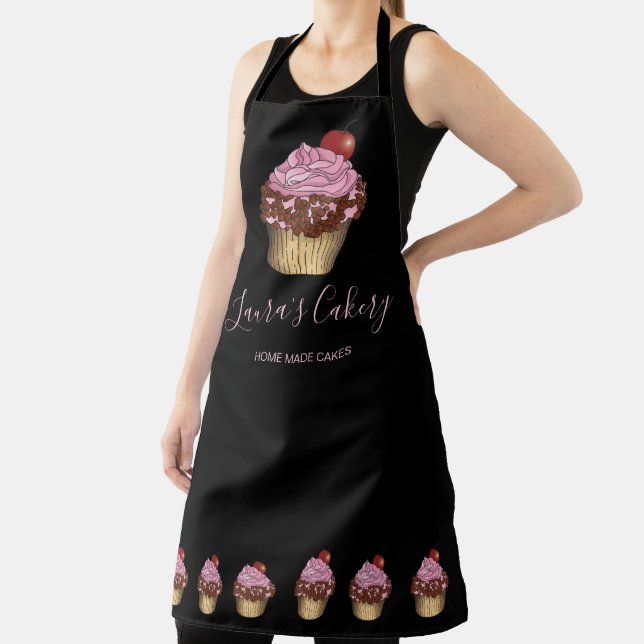 Modern Bakery Cupcake Chef Catering Sweets Pastry  Apron (Insitu)