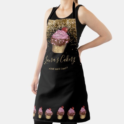 Modern Bakery Cupcake Chef Catering Sweets Pastry  Apron