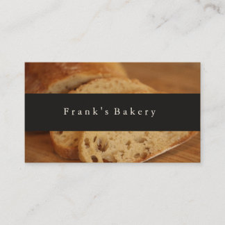 Modern Bakery Loaves of Bread Business Card