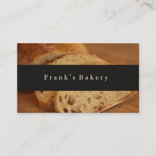 Modern Bakery Loaves of Bread Business Card